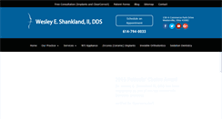 Desktop Screenshot of drshankland.com